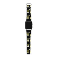 Letter W T  Shirt Letter W Monogram Olive Green Abstract Pattern Paint Apple Watch Band | Artistshot