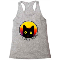 Cat   I Hate People Racerback Tank | Artistshot