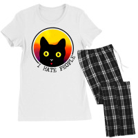 Cat   I Hate People Women's Pajamas Set | Artistshot