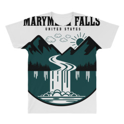 marymere falls united states All Over Men's T-shirt | Artistshot