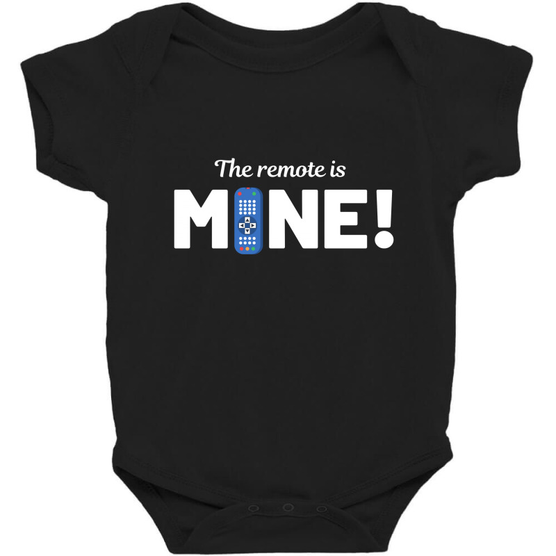 The Remote Is Mine Baby Bodysuit by Perfect Designers | Artistshot