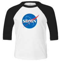 Sdmn Space Print Toddler 3/4 Sleeve Tee | Artistshot