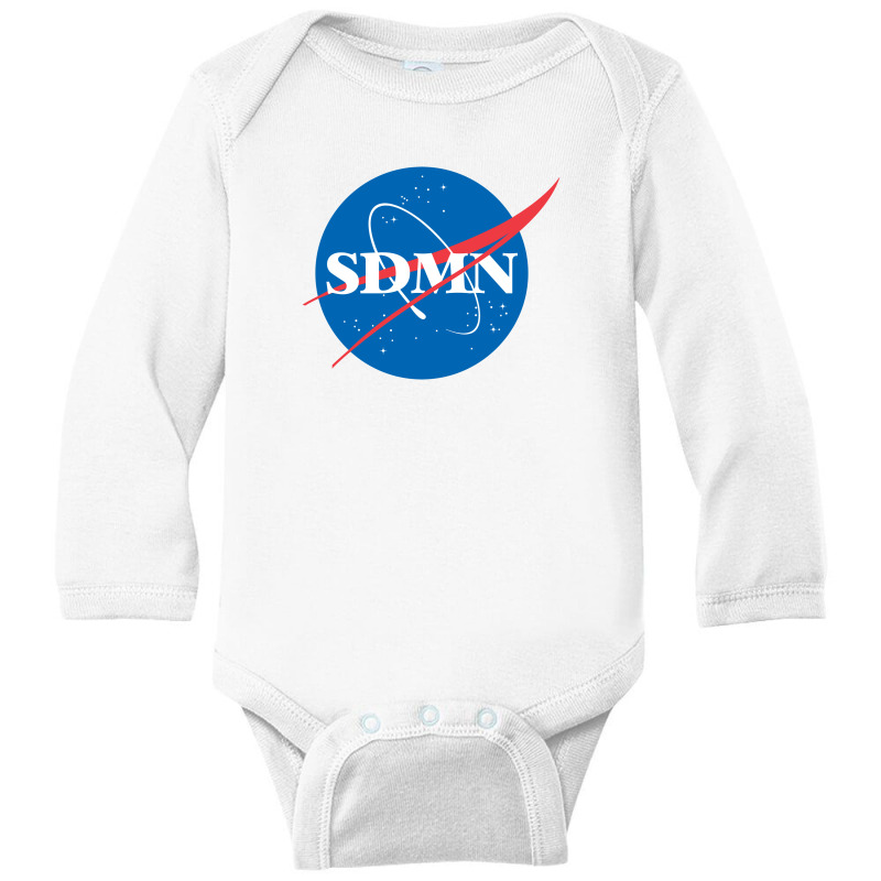 Sdmn Space Print Long Sleeve Baby Bodysuit by Lion Star | Artistshot