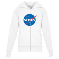 Sdmn Space Print Youth Zipper Hoodie | Artistshot