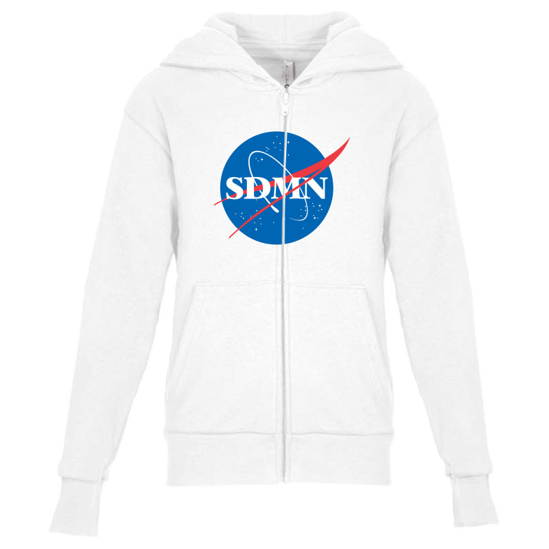 Sdmn Space Print Youth Zipper Hoodie by Lion Star | Artistshot