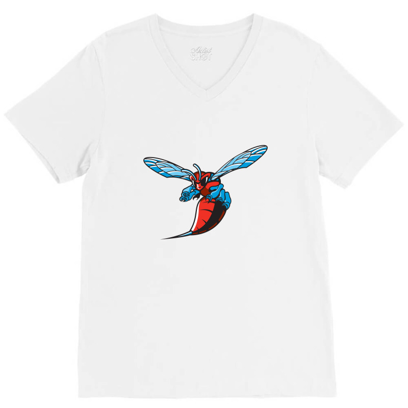 The Delaware State Hornets V-neck Tee | Artistshot