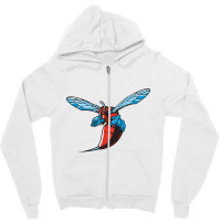 The Delaware State Hornets Zipper Hoodie | Artistshot