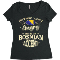 Bosnia & Herzegovina Flag Souvenirs For Bosnians Men & Women T Shirt Women's Triblend Scoop T-shirt | Artistshot