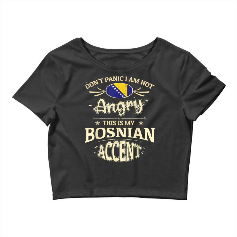 Bosnia & Herzegovina Flag Souvenirs For Bosnians Men & Women T Shirt Crop Top by atereabag | Artistshot