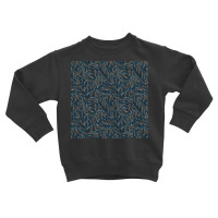 Nature Pattern T  Shirt Minimalist Leaf Line Art Illustration As A Sea Toddler Sweatshirt | Artistshot