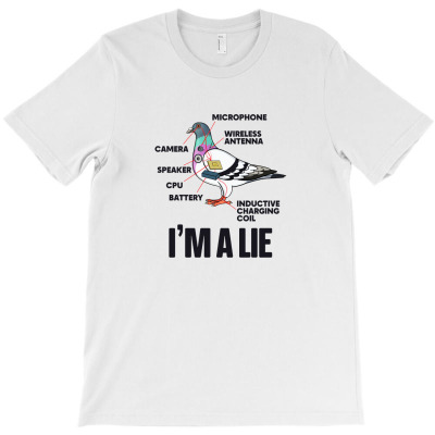 I'm A Lie Funny Bird T-shirt Designed By Davian