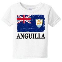 Flag Of Anguilla   Anguilla Banner T Shirt Baby Tee | Artistshot