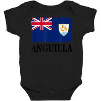 Flag Of Anguilla   Anguilla Banner T Shirt Baby Bodysuit | Artistshot