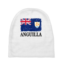 Flag Of Anguilla   Anguilla Banner T Shirt Baby Beanies | Artistshot