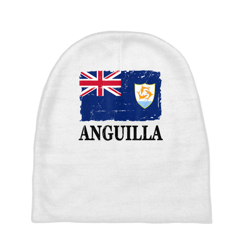 Flag Of Anguilla   Anguilla Banner T Shirt Baby Beanies | Artistshot