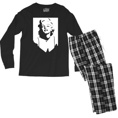 Marilyn Monroe Men's Long Sleeve Pajama Set Designed By Lyly