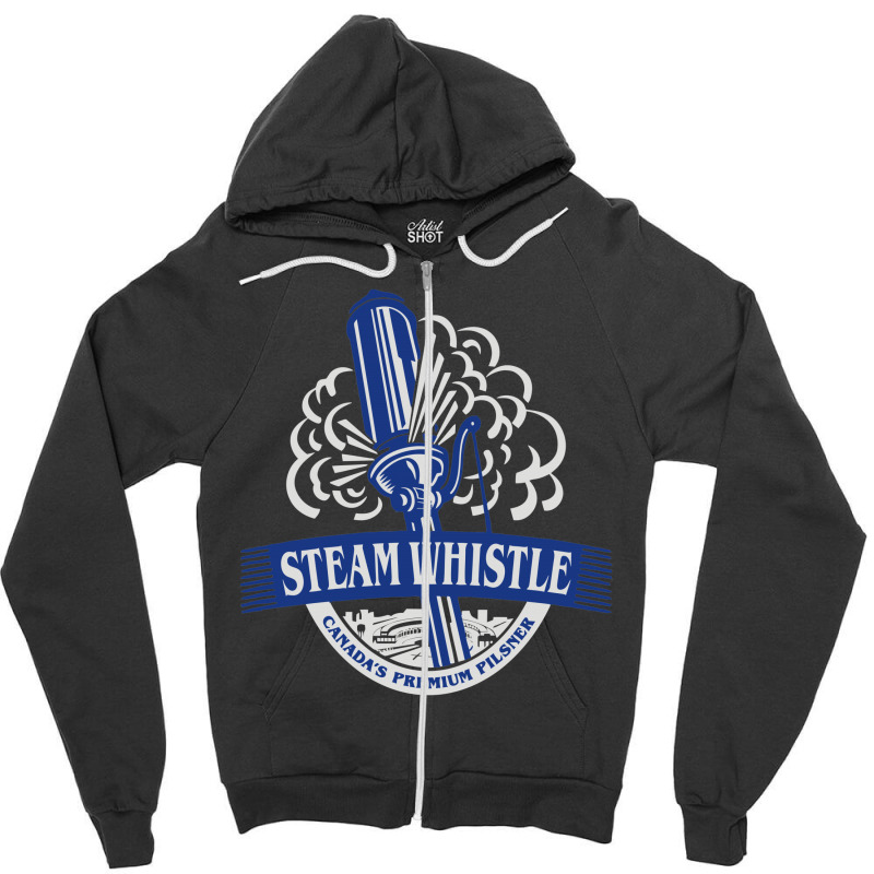 Steam Whistle Zipper Hoodie | Artistshot