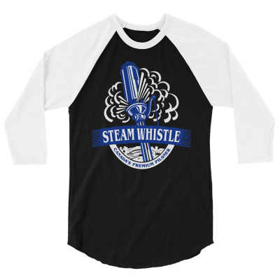 Steam Whistle 3/4 Sleeve Shirt Designed By Mdk Art