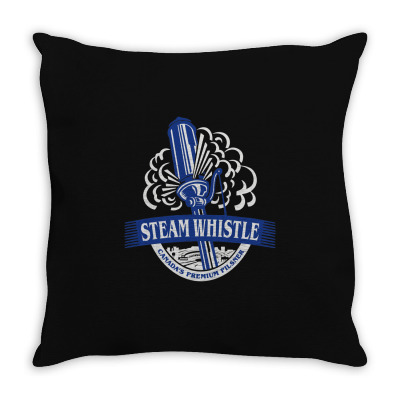 Steam Whistle Throw Pillow Designed By Mdk Art