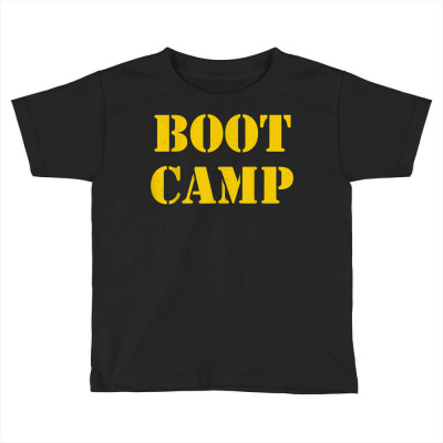 Boot Camp Shirt Military Bootcamp Fitness Tee Toddler T-shirt Designed By Wumorr