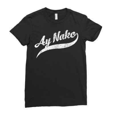 Humorous Ay Nako Annoyed Filipino Expression Tank Top Ladies Fitted T-shirt Designed By Khyekaltenhauser
