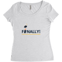 Finally Graduated Women's Triblend Scoop T-shirt | Artistshot