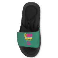 Blonde Best Friend Forever Left Arrow. Slide Sandal | Artistshot