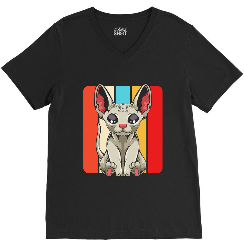 Sphynx Cat T  Shirt Sphynx Cat T  Shirt V-neck Tee | Artistshot