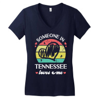 Someone In Tennessee Loves Me T  Shirt Someone In Tennessee Loves Me F Women's V-neck T-shirt | Artistshot