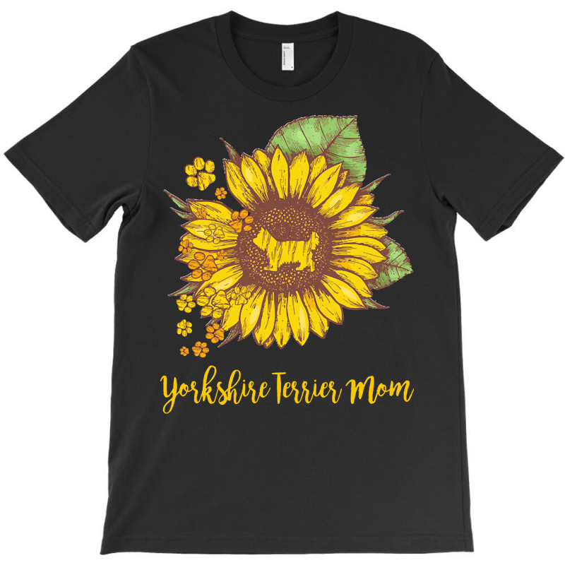 Yorkshire Terrier Mom T  Shirt S U N F L O W E R Y O R K S H I R E T E T-shirt | Artistshot