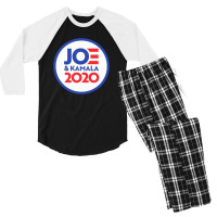 Joe & Kamala Men's 3/4 Sleeve Pajama Set | Artistshot