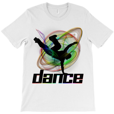Breakdancing Street Dance Fast Movement Dancing T-shirt Designed By Roger K