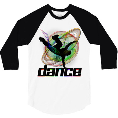 Breakdancing Street Dance Fast Movement Dancing 3/4 Sleeve Shirt Designed By Roger K