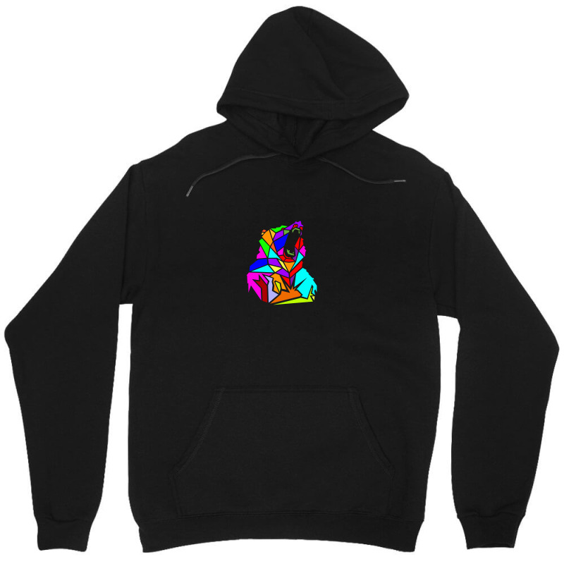 Bear Abstract Unisex Hoodie | Artistshot