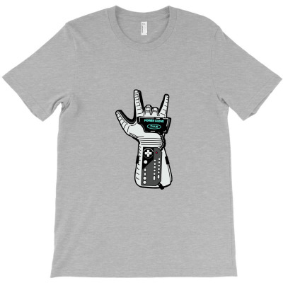 Power Glove T-shirt Designed By Clarens