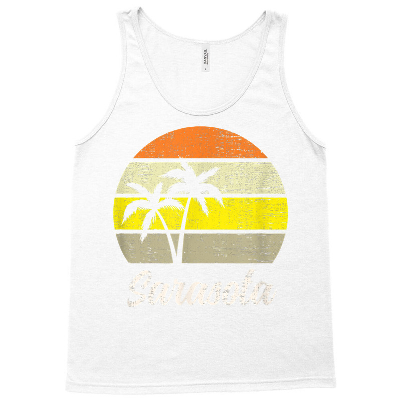 Sarasota Vintage 70s Love Florida Surf Beach Retro Sunset T Shirt Tank Top by kogmor58594 | Artistshot