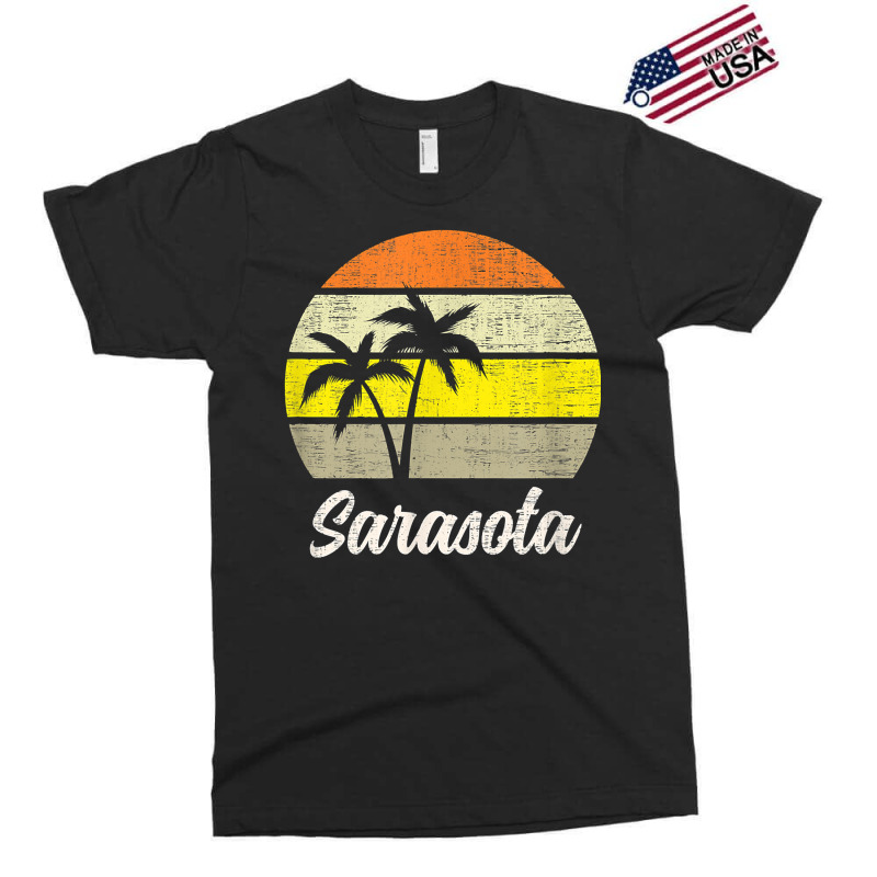 Sarasota Vintage 70s Love Florida Surf Beach Retro Sunset T Shirt Exclusive T-shirt by kogmor58594 | Artistshot