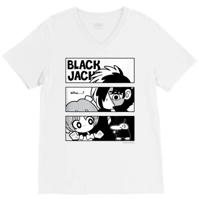 Black Jack, Pinoko And Spider (c)tezuka Productions T Shirt V-neck Tee Designed By Khamiamashburn