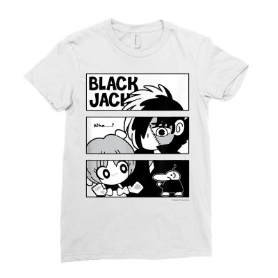 Black Jack, Pinoko And Spider (c)tezuka Productions T Shirt Ladies Fitted T-shirt Designed By Khamiamashburn
