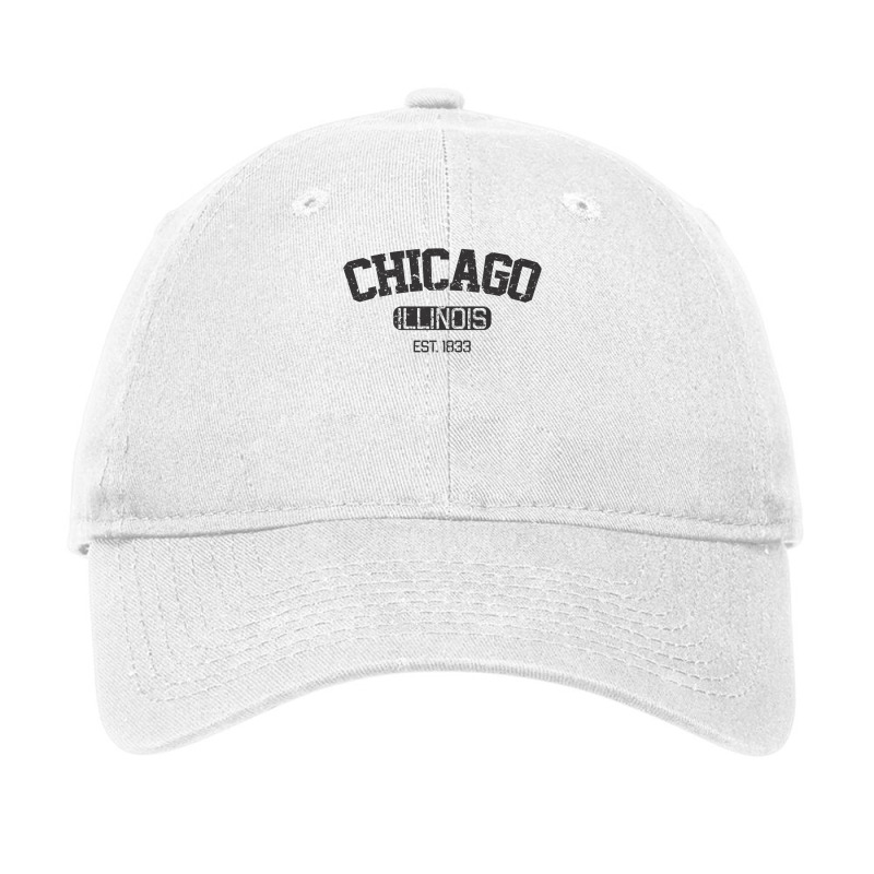 Vintage Chicago Illinois Est. 1833 Souvenir Gift Premium T Shirt Adjustable Cap by kogmor58594 | Artistshot