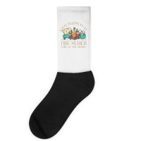 Passover What Happen At Seder Funny Seder Jewish Holiday T Shirt Socks | Artistshot