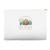 Passover What Happen At Seder Funny Seder Jewish Holiday T Shirt Accessory Pouches | Artistshot