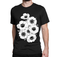 White Anemones Classic T-shirt | Artistshot