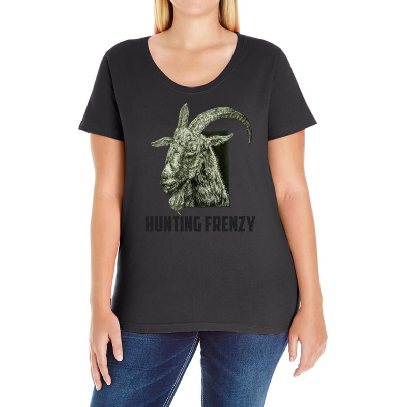 Hunting Frenzy Ladies Curvy T-Shirt by sukhendu12 | Artistshot