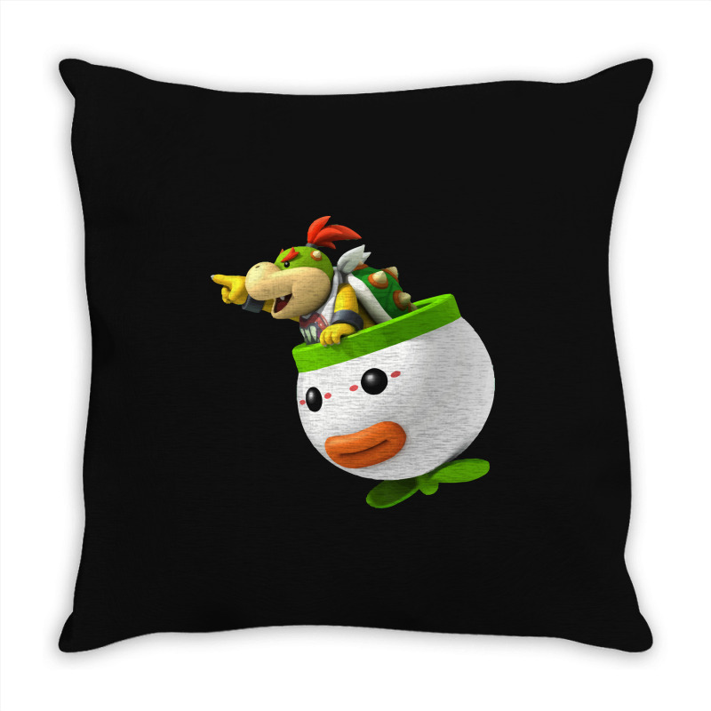 Custom Super Mario Bowser Jr Throw Pillow By Mdk Art - Artistshot