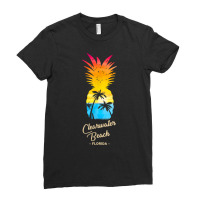 Clearwater Beach   Florida Souvenir   Pineapple Sunset T Shirt Ladies Fitted T-shirt | Artistshot