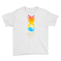 Clearwater Beach   Florida Souvenir   Pineapple Sunset T Shirt Youth Tee | Artistshot