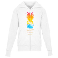 Clearwater Beach   Florida Souvenir   Pineapple Sunset T Shirt Youth Zipper Hoodie | Artistshot