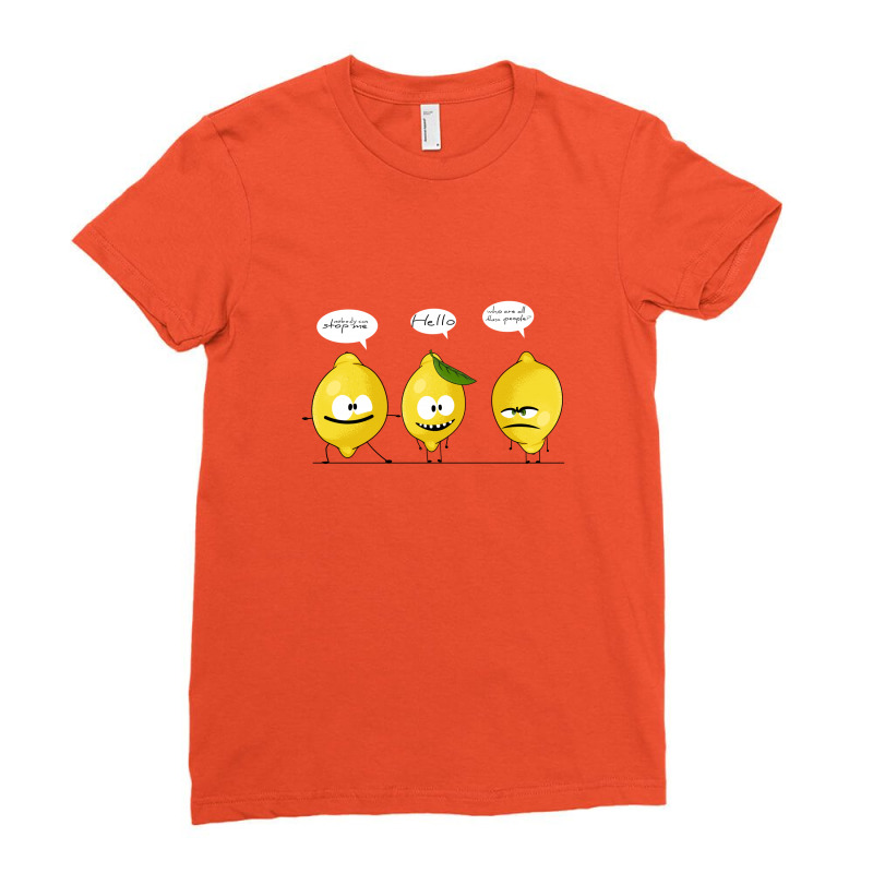 Lemons Ladies Fitted T-Shirt by Disgus_Thing | Artistshot