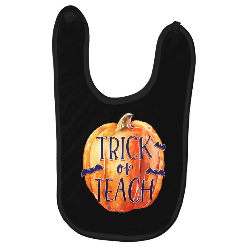 Trick Or Teach Baby Bibs by autlu2024 | Artistshot